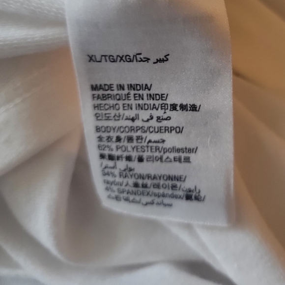 Ideology white macrame back long sleeve pullover Xl - Picture 4 of 5